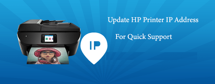 how to update hp printer ip address
