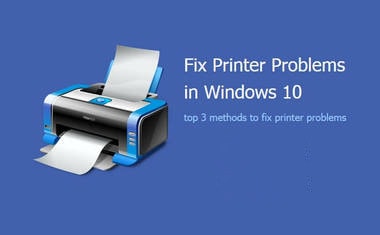 fix printer problems windows 10