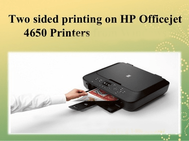 hp Officejet 4650 duplex printing