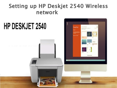 How wifi password for HP Deskjet 2540?