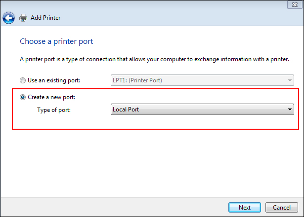 Printer Port