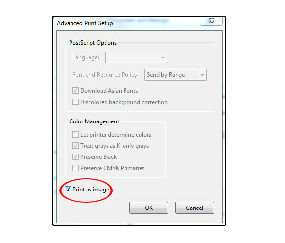 to Troubleshoot PDF File Printing Printers Setup