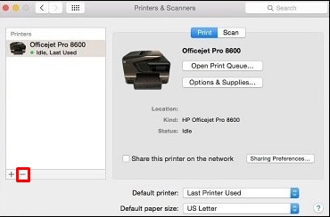 Printer Offline Error