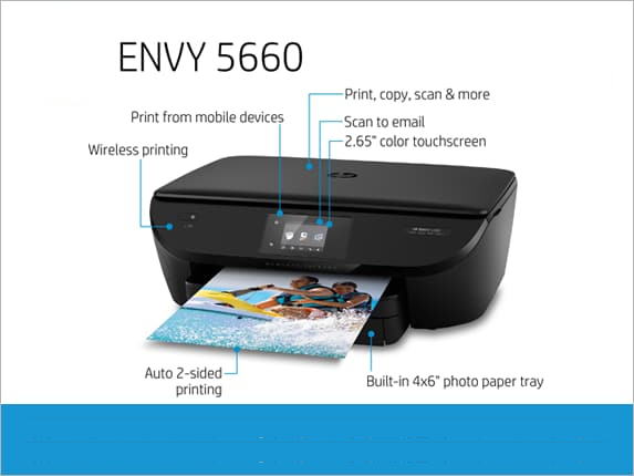 how to connect my hp envy 5660 to my computer