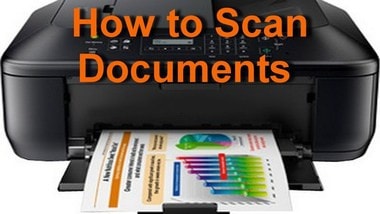 how to scan on canon printer